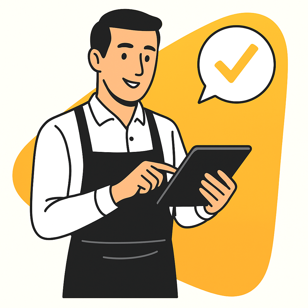 Equipo Fidelio mostrando una demo